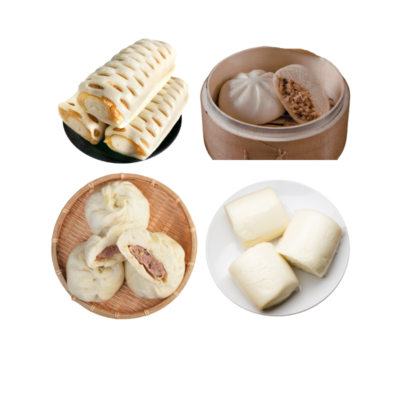 OC-1588-A Fully Automatic Steamed Bun, Walnut Bun, Flower Bun Production Line (Standard Model)| Production Line Oucheng Machinery