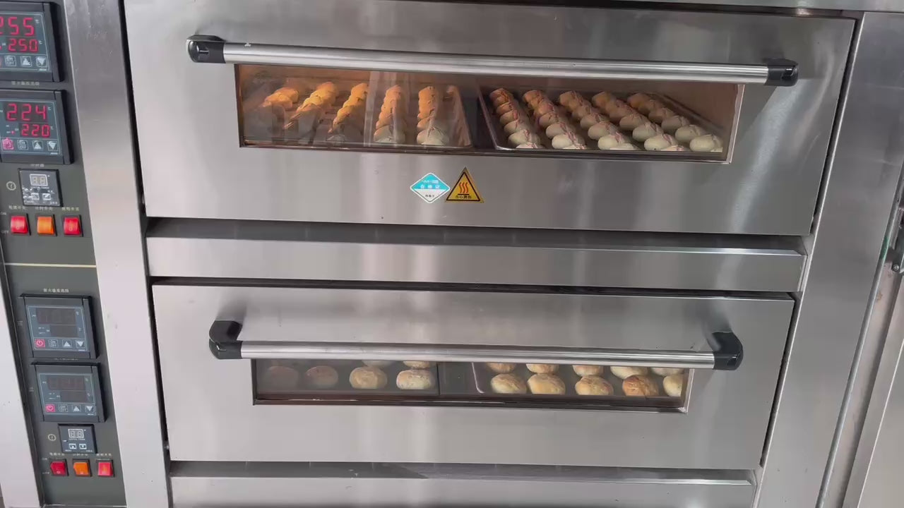 Commercial Combi Oven | 5/10 Trays Electric & Gas Type Bakery Equipment