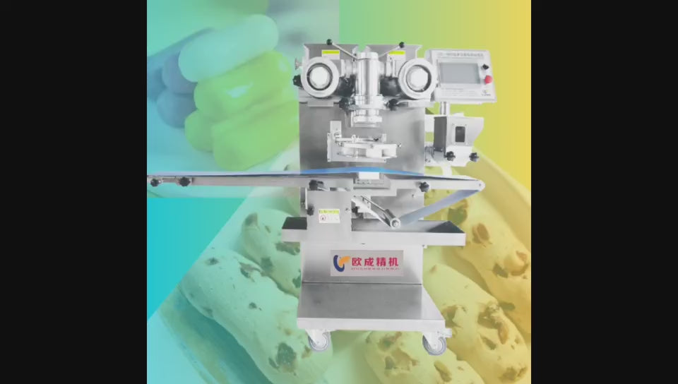 OC-1000S Two-Hopper Encrusting Machine | Automated Dough Filling System