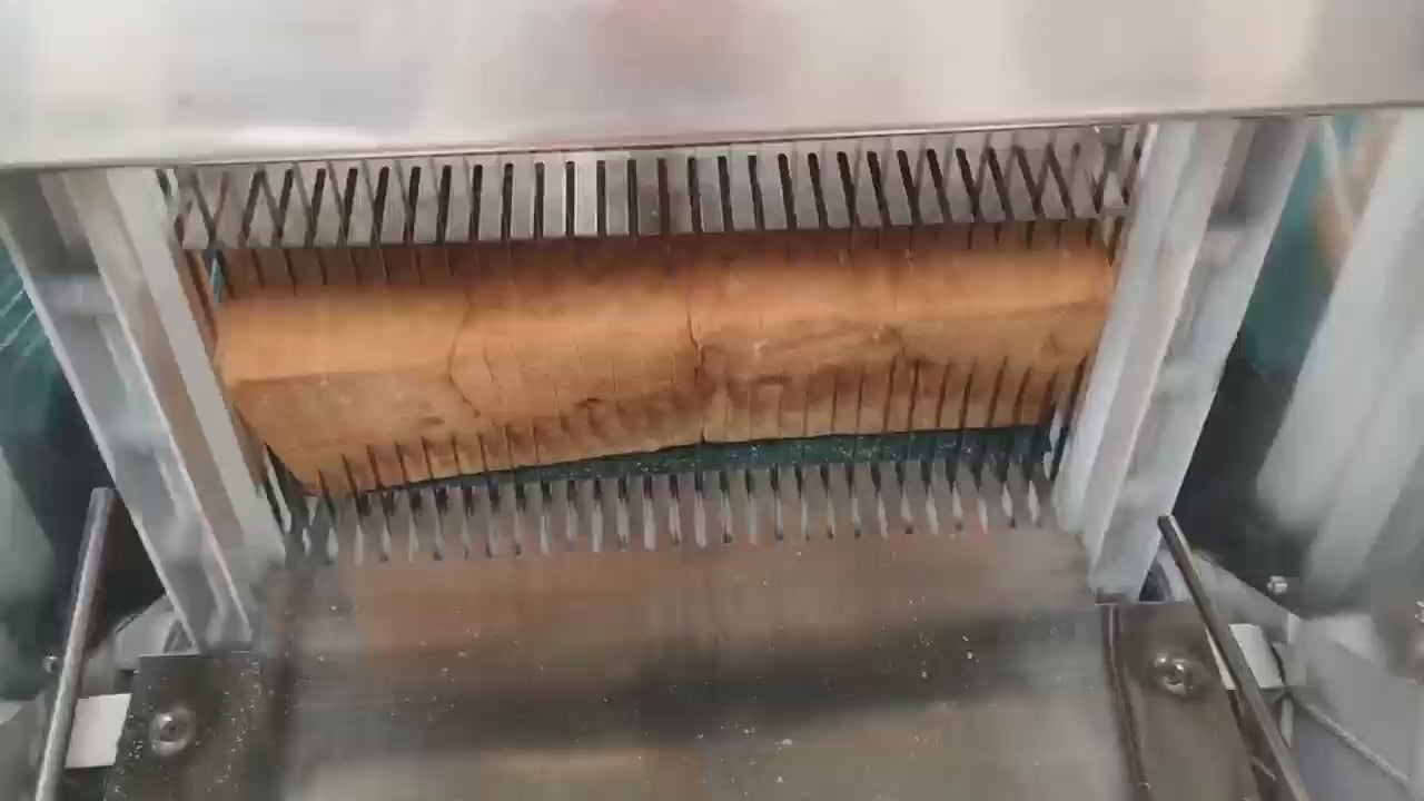OC-886 Toast Slicing Machine | Automatic Bread Slicer 37-Blade 4-10 Loaves/Min